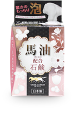 馬油配合・潤いのさち 洗顔石けん